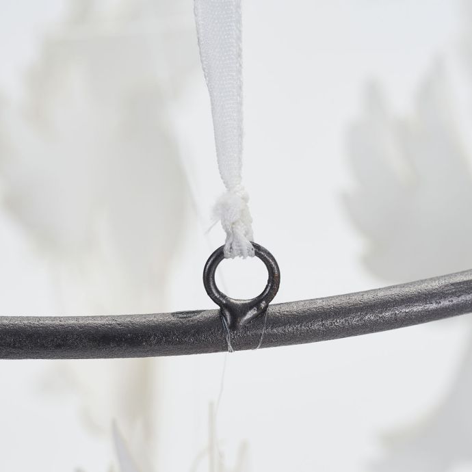 Závěsná dekorace B ird Off White 80 cm