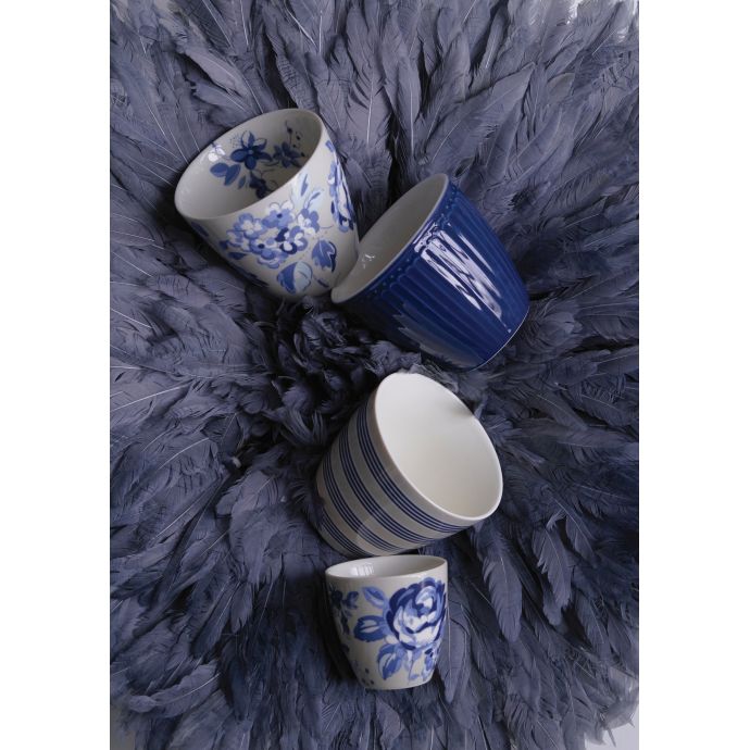 Latte cup Alice dark blue