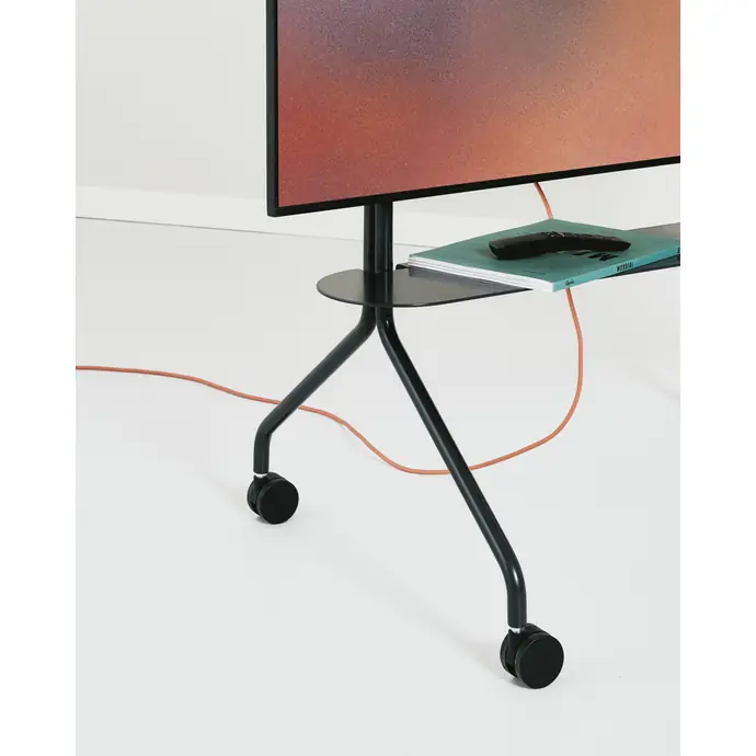 Polička ke stojanu na televizi Moon Rollin' – Pipe Shelf Charcoal