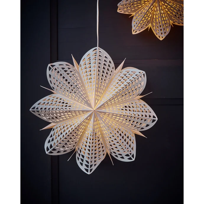 Závěsná papírová hvězda White Ø 45 cm