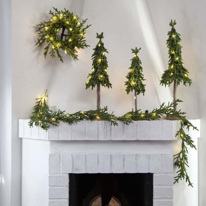 Dekorativní vánoční LED stromeček 45 cm