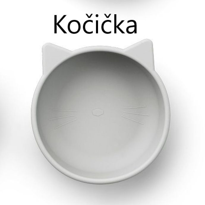 Silikonová miska Animal Blue Mix