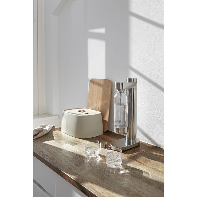 Náhradní lahev k výrobníku perlivé vody Brus Stelton Steel 1,15 l
