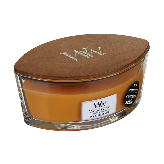 Vonná svíčka WoodWick - Jiskřivý pomeranč 454 g