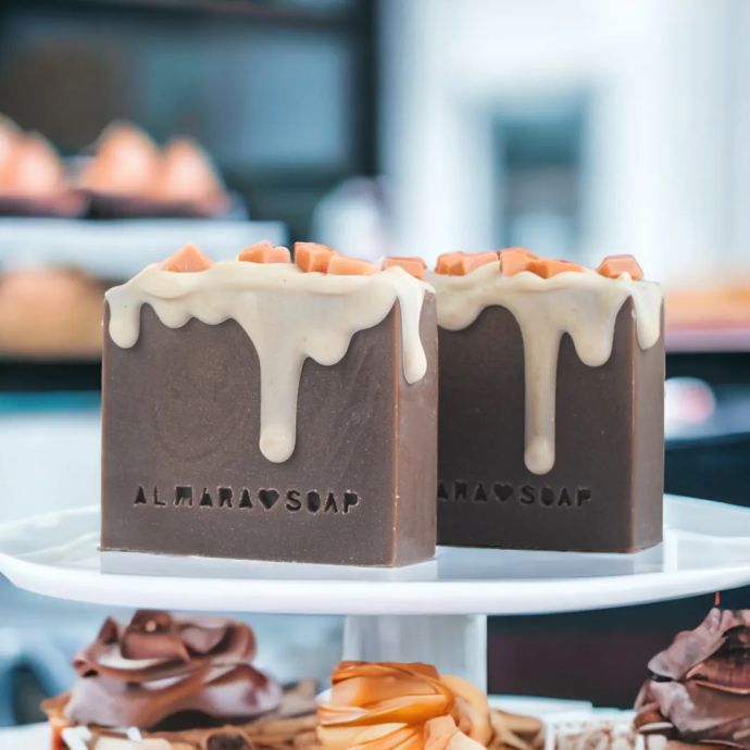 Designové mýdlo Caramel Cupcake