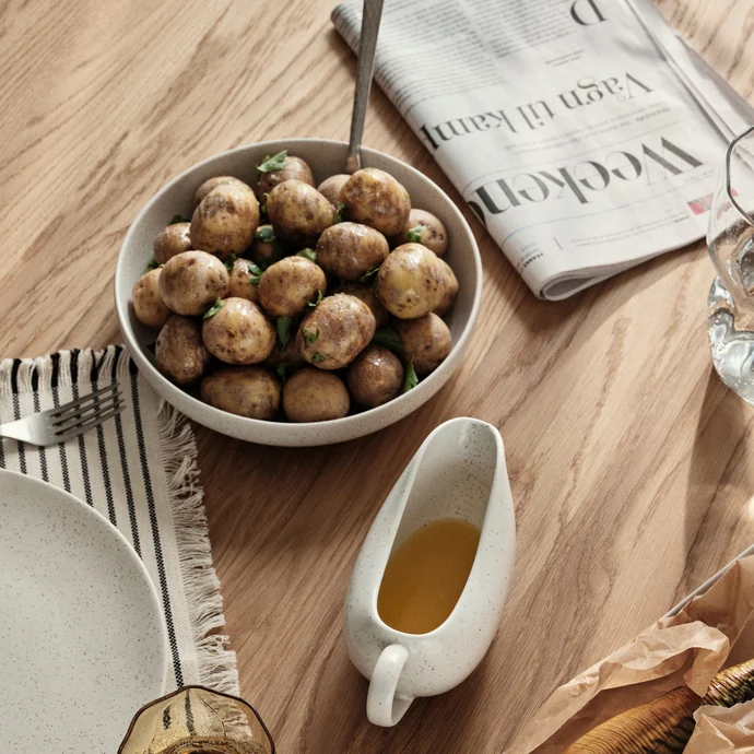 Keramická miska Nordic Vanilla – nízká