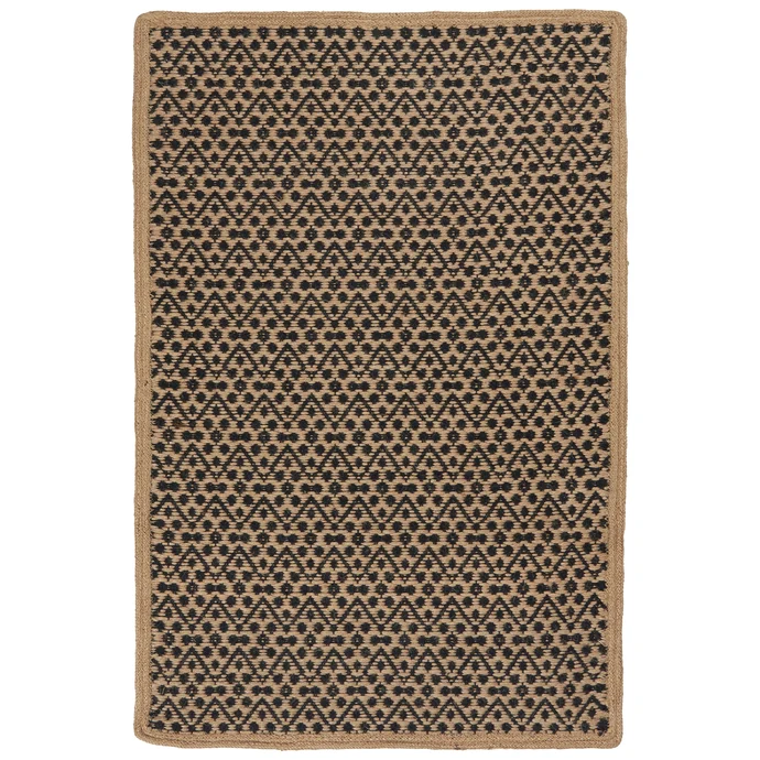 Jutový kobereček Cotton Zigzag 60x90 cm