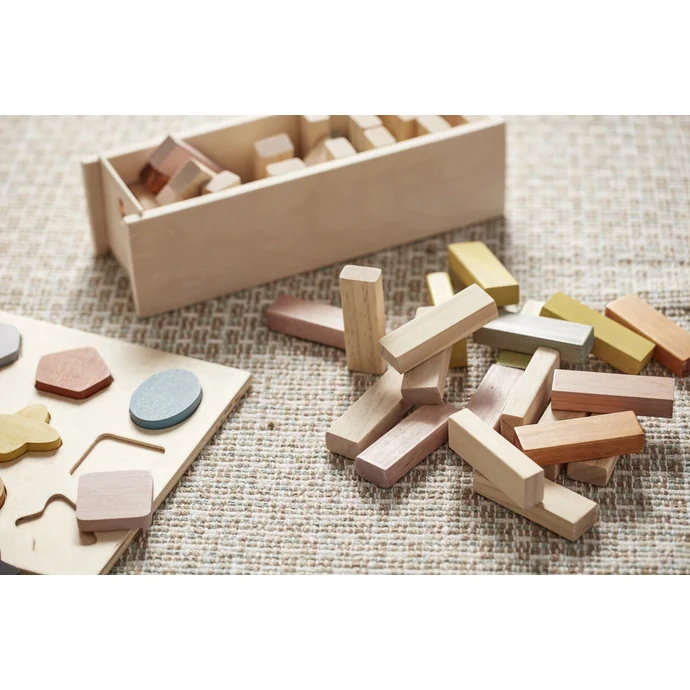 Dřevěné kostky Building Blocks