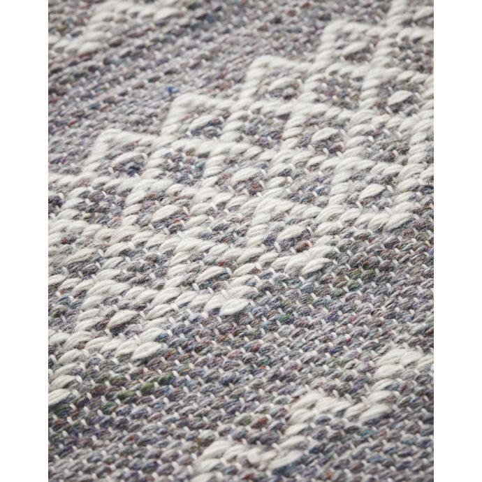Koberec z recyklovaného polyesteru Ciero Light Grey 130×85 cm