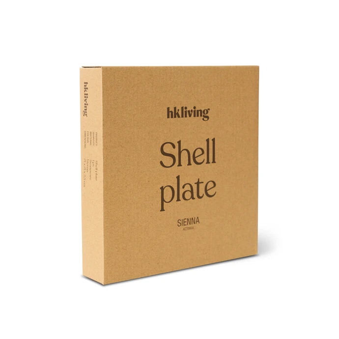 Kameninový talíř Shell Sienna