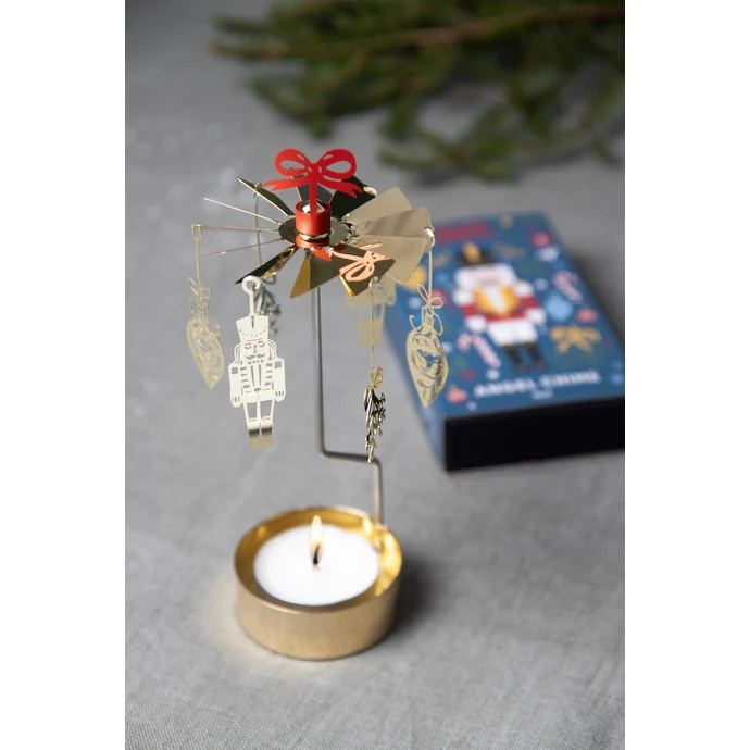 Rotující svícen Noël Gold