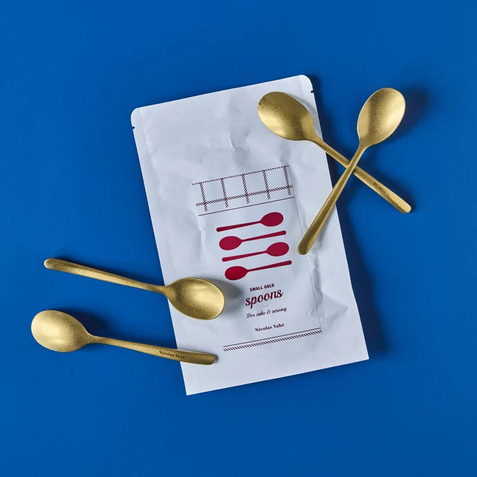 Čajová lžička Antique Gold – set 4 ks