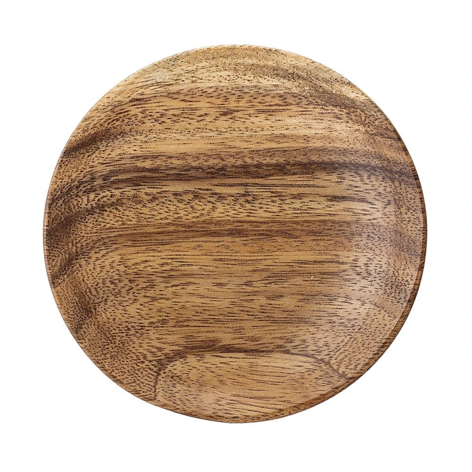 Dřevěný talířek Acacia Brown - set 4 ks