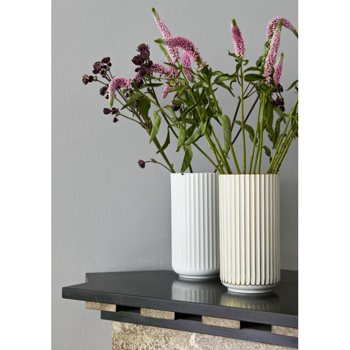 Porcelánová váza Vase White 20 cm