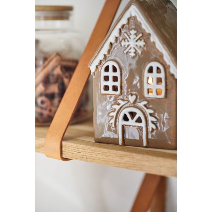 Keramický svícen Stillenat Gingerbread Snowflake