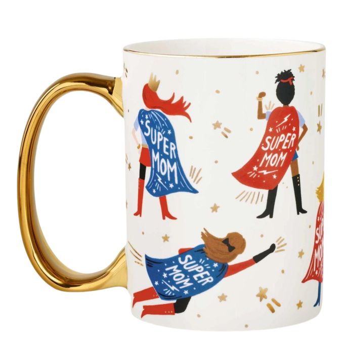 Porcelánový hrnek Super Mom 470 ml
