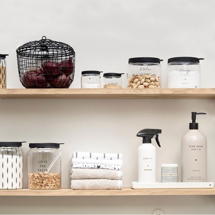 Skleněná úložná dóza s víčkem Kitchen/Storage 850 ml