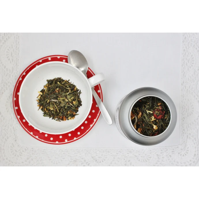 Bílý a zelený čaj s jasmínem a vanilkovým aroma