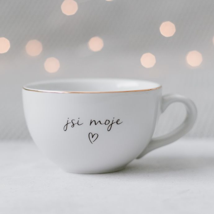 Porcelánový hrnek Jsi moje ♥ 300 ml