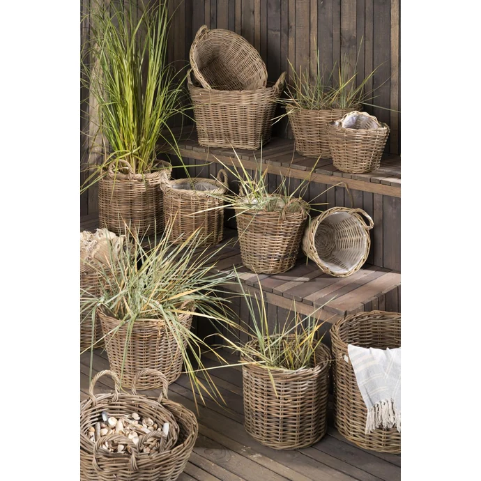 Proutěný obal na květináč Rattan 39 cm