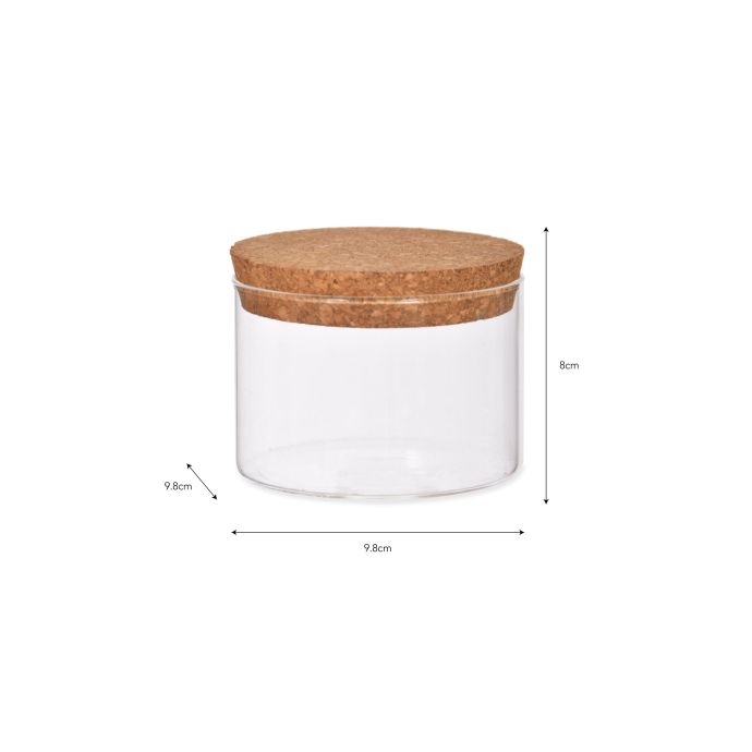 Skleněná dóza Cork - 370 ml