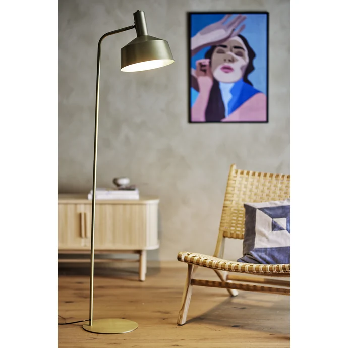 Stojací lampa Lissa Brass 156 cm