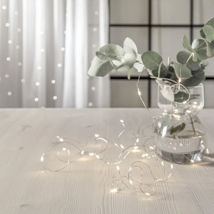 Světelný řetěz Dew Drop – 40 LED diod