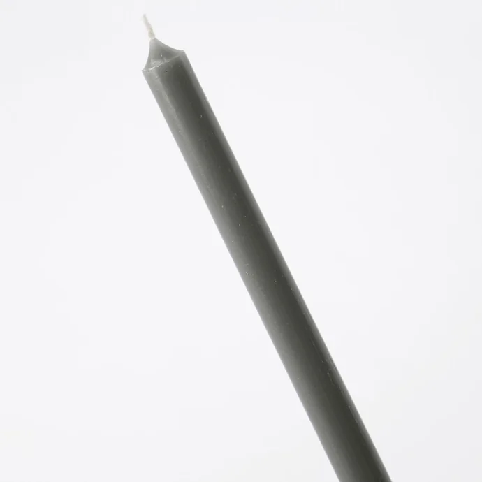 Svíčka Taper Smooth Dark Grey 20 cm - set 8 ks