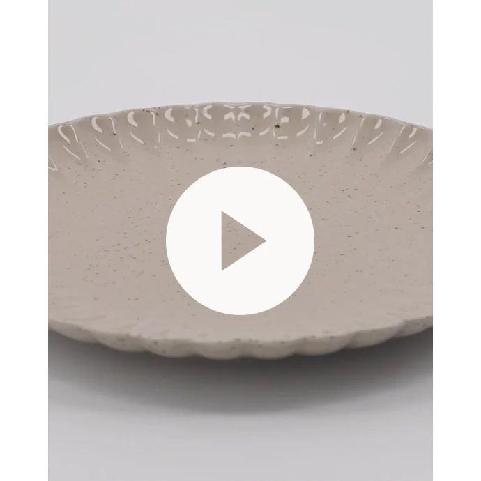 Obědový talíř Scallop Rose Ø 26 cm