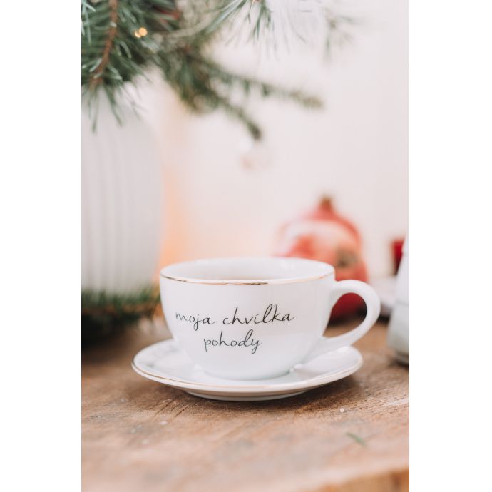 Porcelánový hrnek Moja chvíľka pohody 300 ml - SK