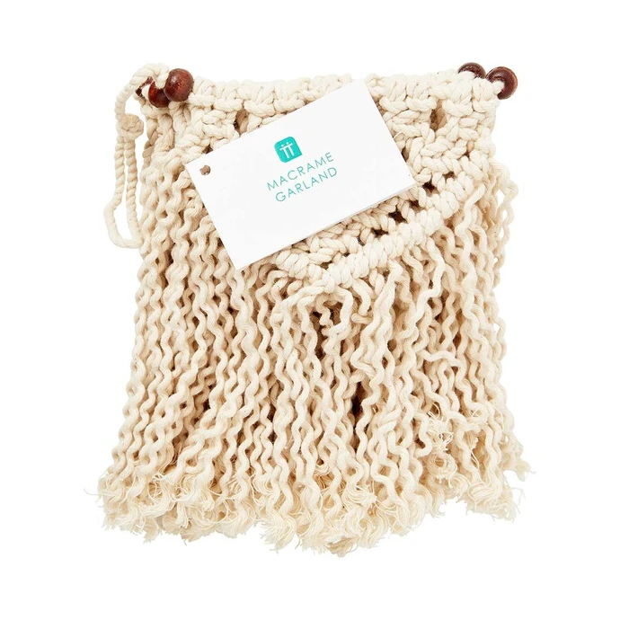 Macramé girlanda Boho Cream Macrame 1,3 m