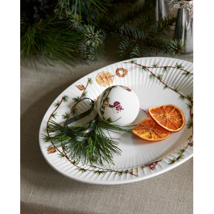 Porcelánová vánoční baňka Hammershøi Christmas 2020
