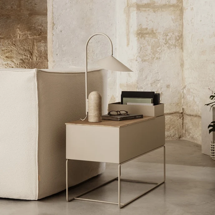 Stolní lampa Arum Travertine Cashmere