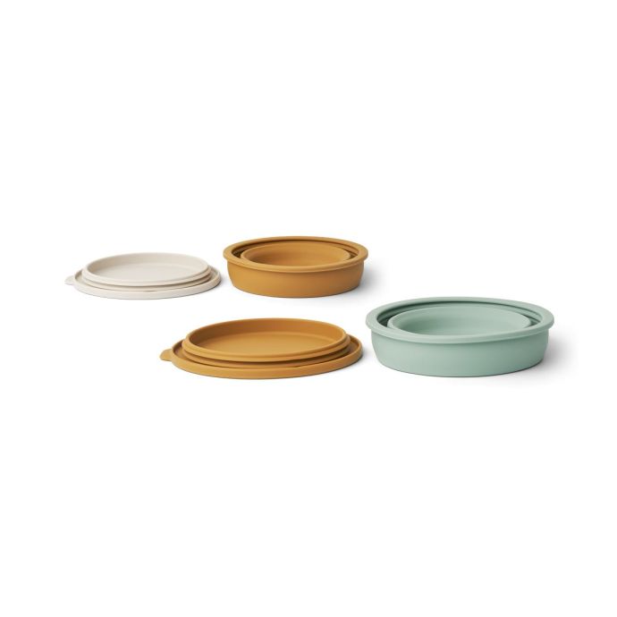 Silikonová skládací miska Dale Golden Caramel - Set 2 ks