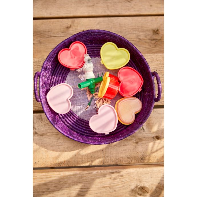 Plastové krabičky Hearts - set 8 ks