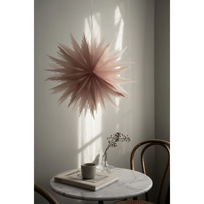 Závěsná svítící hvězda Liz Pink 50 cm