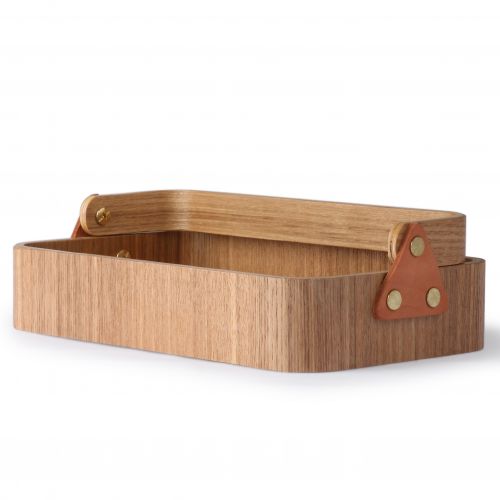 Dřevěný box s madlem Willow