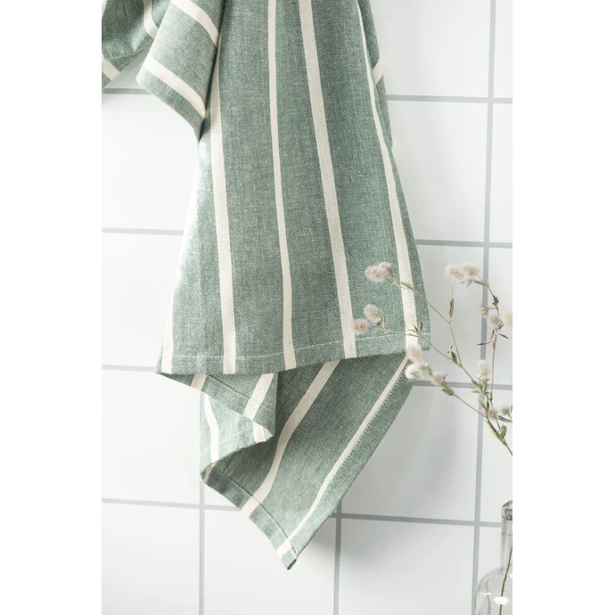 Utěrka Green with Stripes
