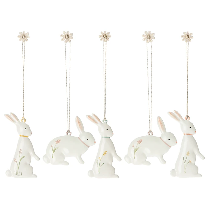 Velikonoční dekorace Bunny - Set 5 ks