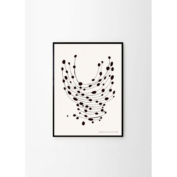 Autorský plakát Dancing Dots by Leise Dich Abrahamsen 21x29,7 cm