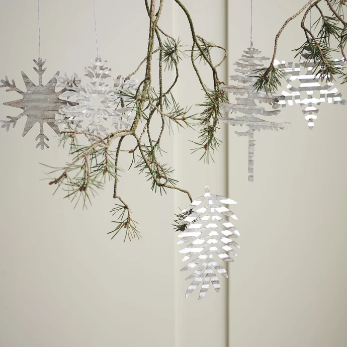 Vánoční ozdoba Silver Snowflake 11,7 cm