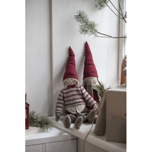 Vánoční dekorace Santa's Helpers Hansine/Harald 50cm