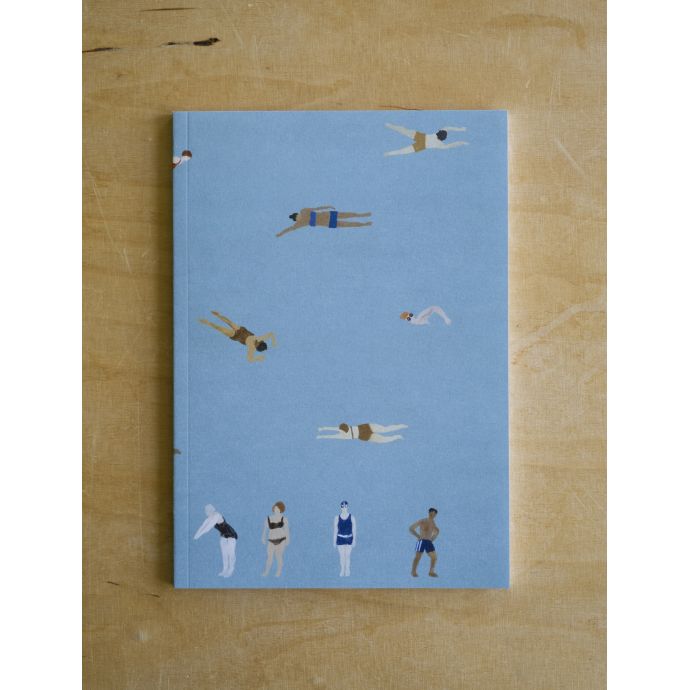 Linkovaný notes Swimmers by Elisabeth Dunker A5