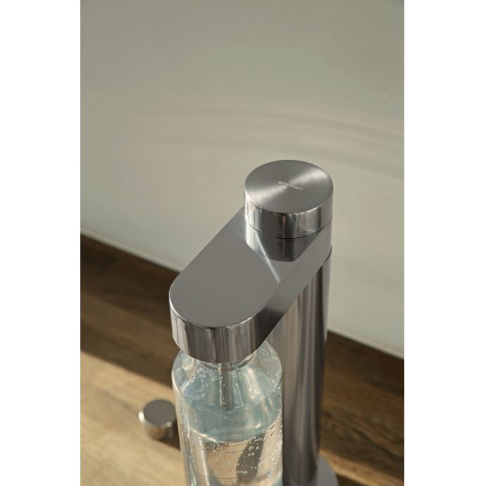 Náhradní lahev k výrobníku perlivé vody Brus Stelton Steel 1,15 l