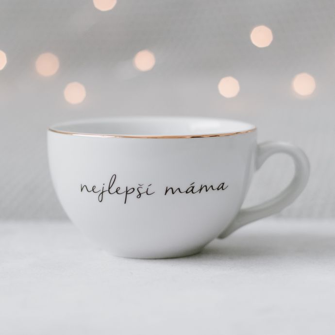 Porcelánový hrnek Nejlepší máma 300 ml