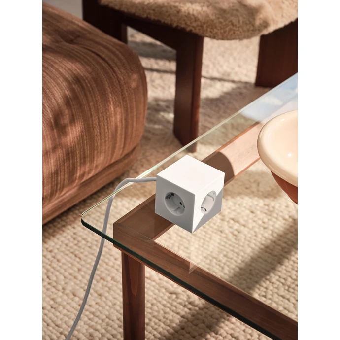 Magnetická dobíjecí kostka Square 1 / USB-C Opal White
