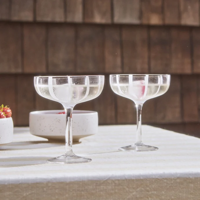 Sklenice na šampaňské Mizu Glass Clear - set 2 ks