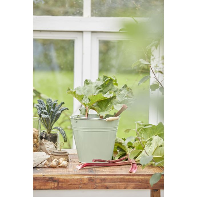Plechový kýbl Light Green 8 L