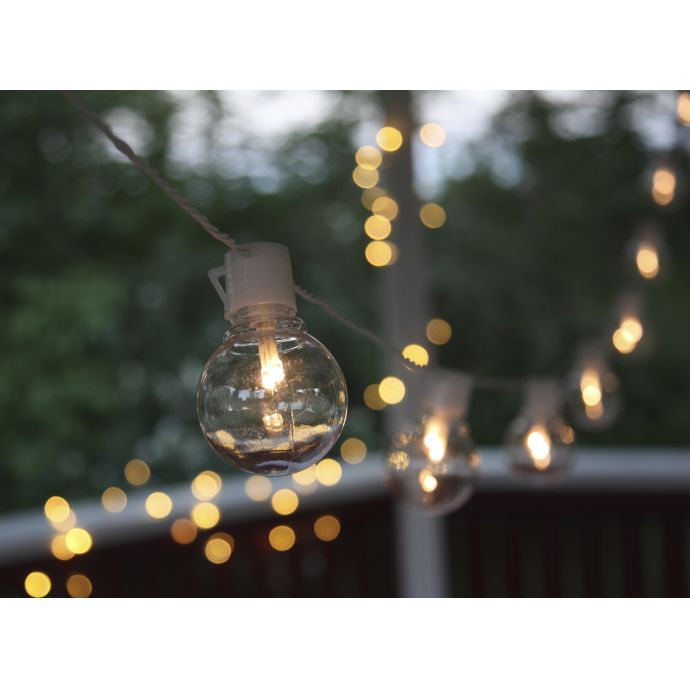 Světelný LED řetěz White - 16 žárovek