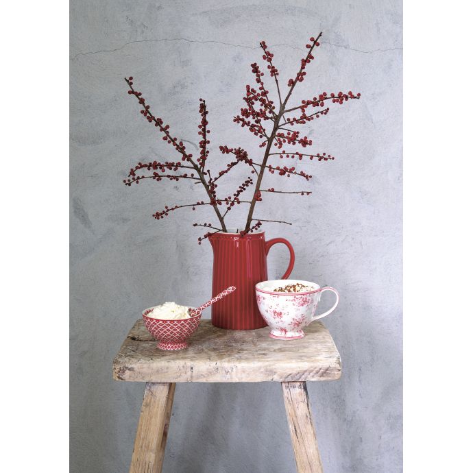 Porcelánový džbán Alice red 1 l